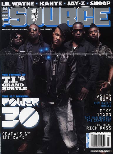 T.I., 8Ball and MJG, Grand Hustle Cover Source Magazine's Power 30