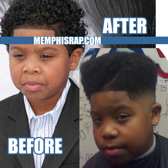 Lil P Nut Cuts His Curly Hair Off New Haircut Hi Top Fade