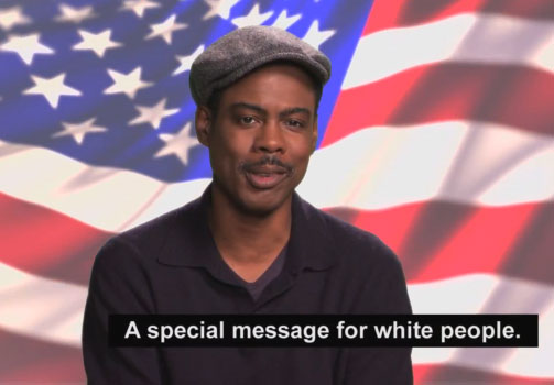 Chris Rock - Message for White Voters