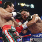 Photo highlight of Juan Manuel Marquez knocking out Manny Pacquiao fight