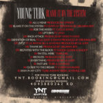 Turk Blame It On The System mixtape cover back
