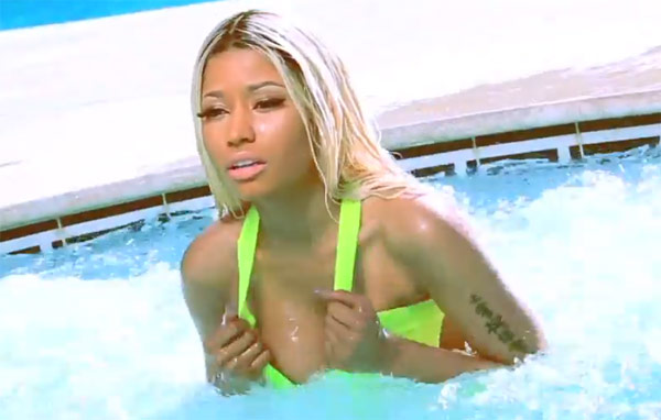 Nicki Minaj Suffers Wardrobe Malfunction: Double Nip Slip on Music Video Shoot