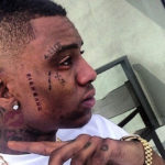 Photo - Soulja Boy Rich Gang Tattoo On Face