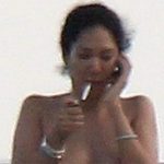 Kimora Lee Smoking Topless In St Topez
