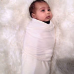 Photo of Kim Kardashian and Kanye West baby daughter North West