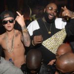 Justin Bieber with Diddy, Rick Ross, Jermaine Dupri and TI for Deleon Tequila launch party
