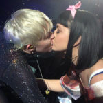 Miley Cyrus and Katy Perry Kissing Picture